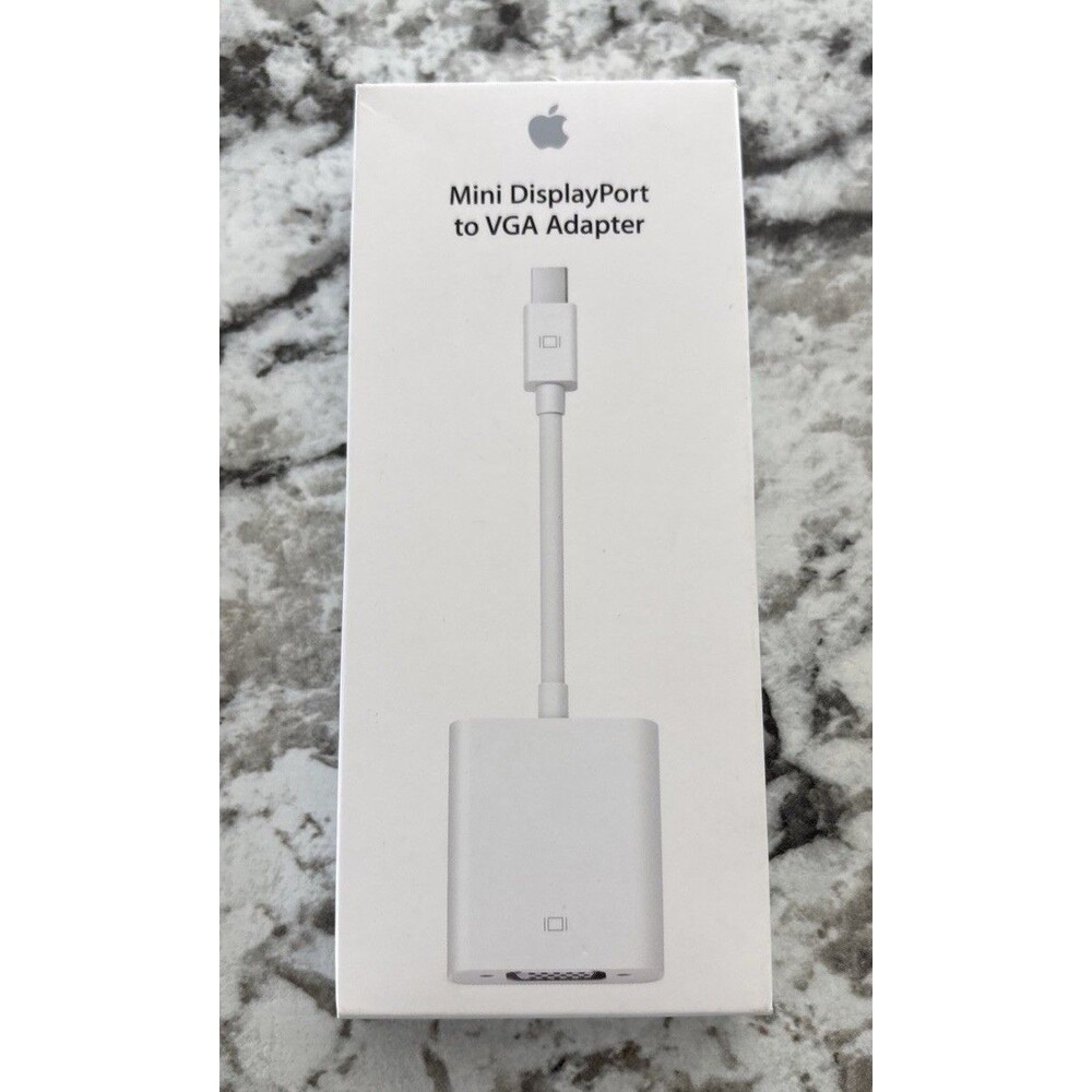 Genuine Apple Mini DisplayPort to VGA Adapter MB572Z/B - Model A1307 -NEW IN BOX